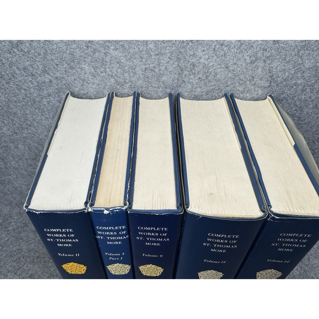 Thomas More Complete Works Yale 5 HC Vol 3 Pt 1, 9, 11, 14 Pts I-II 1974-85