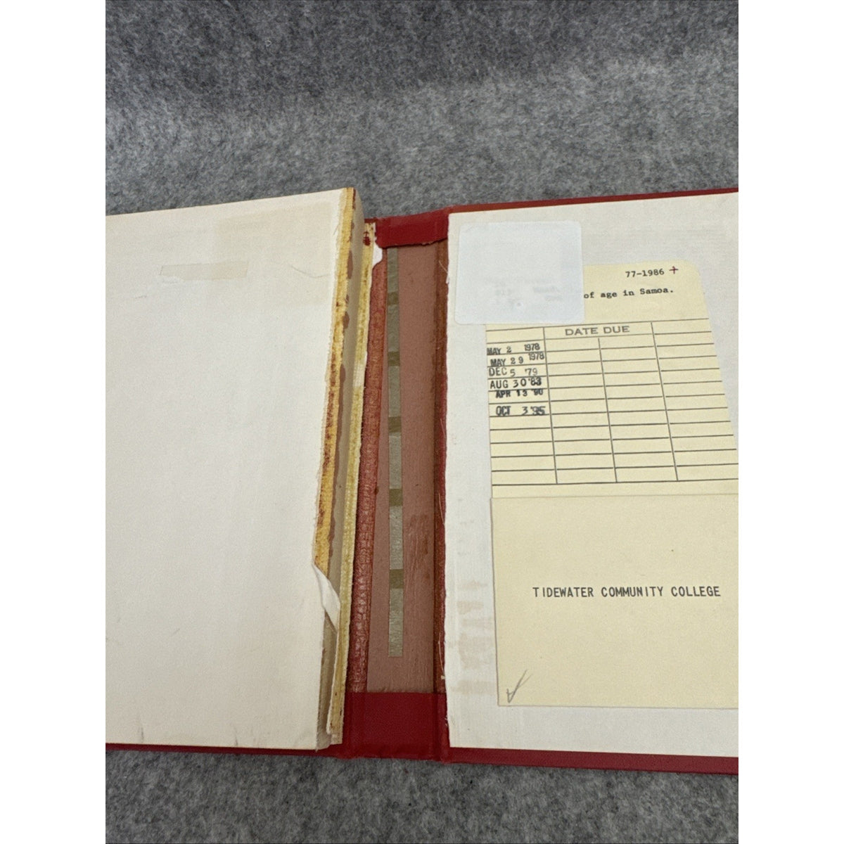 coming of age in Samoa Mead 1961