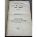 Steam Steam Engines and Turbines 1925 Illustrated Engineering Textbook