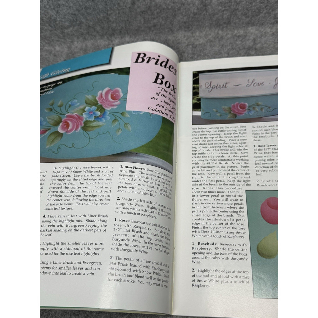 Let’s Paint Magazine 1992 Vol IV DecoArt Decorative Tole Fabric Painting Crafts