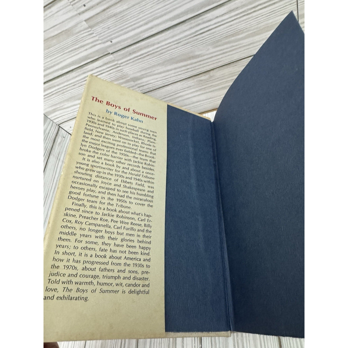The Boys of Summer Roger Kahn 1971 1st Ed HC w/ DJ