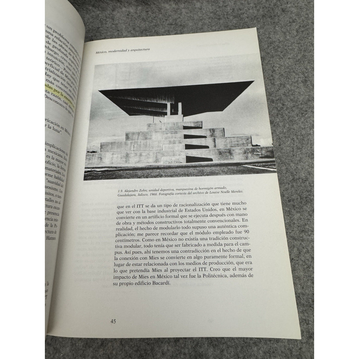 Modernidad y Arquitectura en Mexico Edward R Burian 1998 Spanish PB