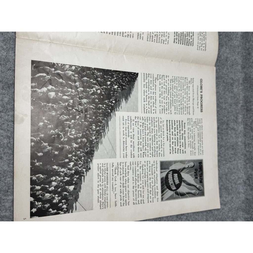 1943 Globe Beam WWII Aircraft Magazine AT-10 Fort Worth Texas Jan Feb.