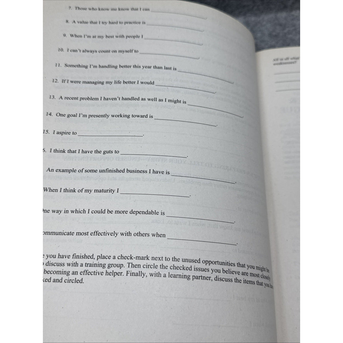 Exercises in Helping Skills : A Manual to Accompany by Gerard Egan (2009, Trade
