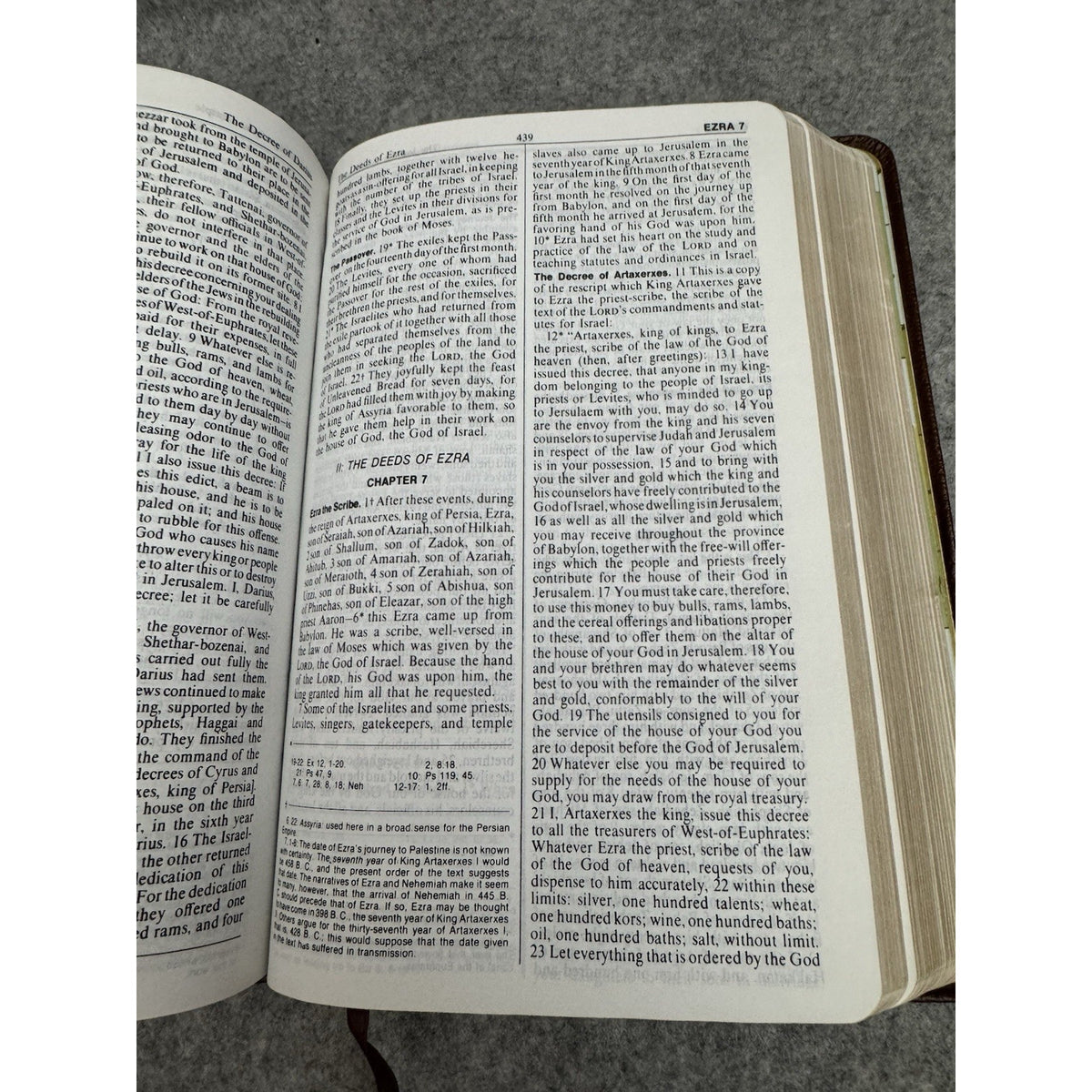 1971 Holy Bible New American Bible Catholic Edition Genuine Leather NAB