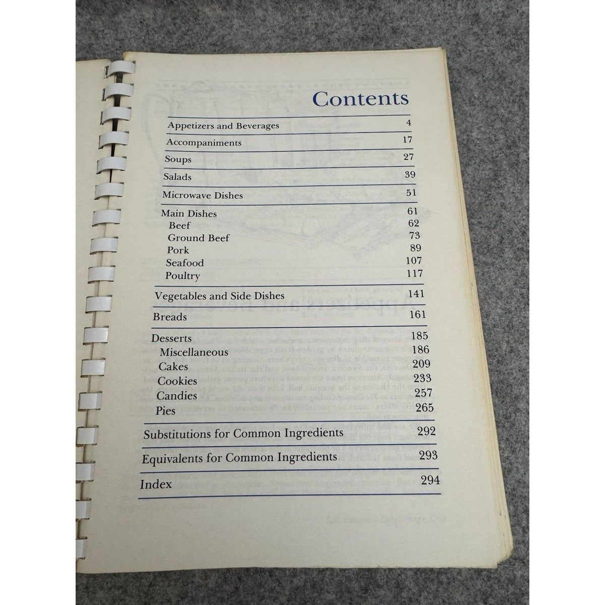 National Grange The Glory of Cooking Vol III 1986 Spiral Cookbook Recipes