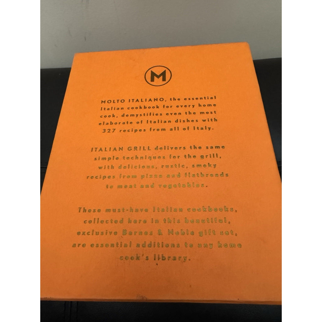 A Taste Of Mario Exclusive Box Set Hardcover Cookbooks w/ Slipcase Mario Batali
