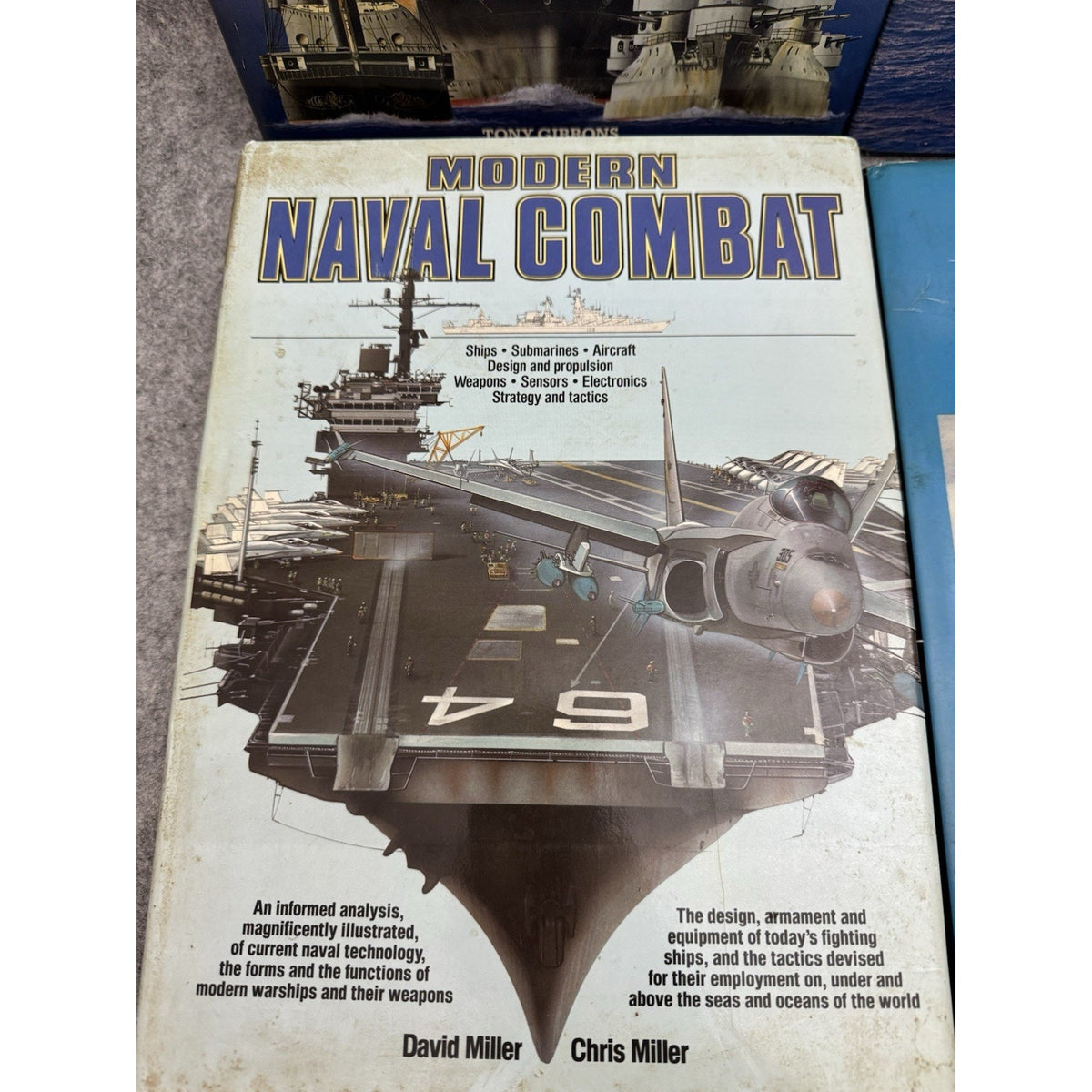 Naval Warfare Book Lot Battleships Aircraft Carriers Destroyers WWII HC 4