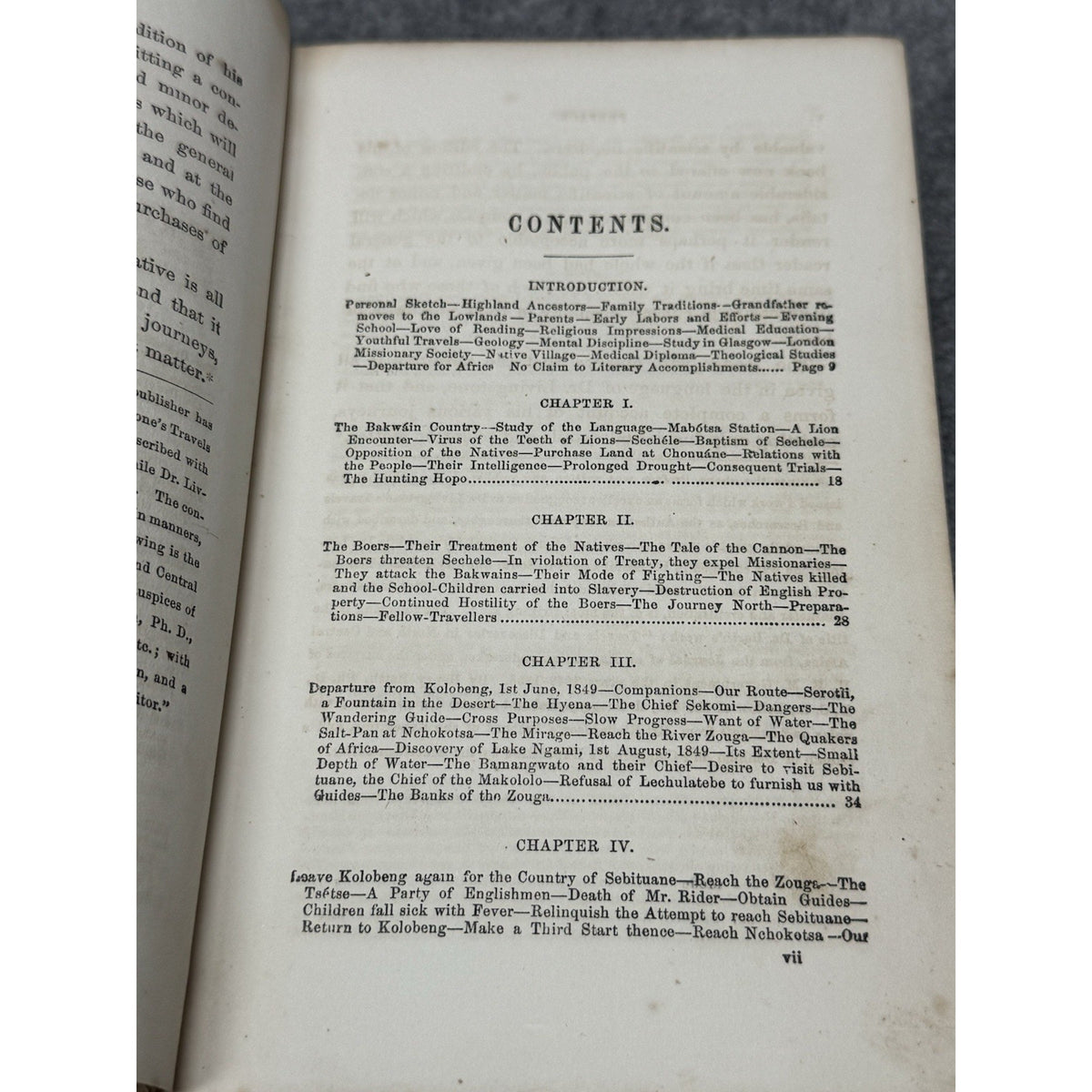 1861 Livingstone Travels Researches South Africa Illustrated Antique Book