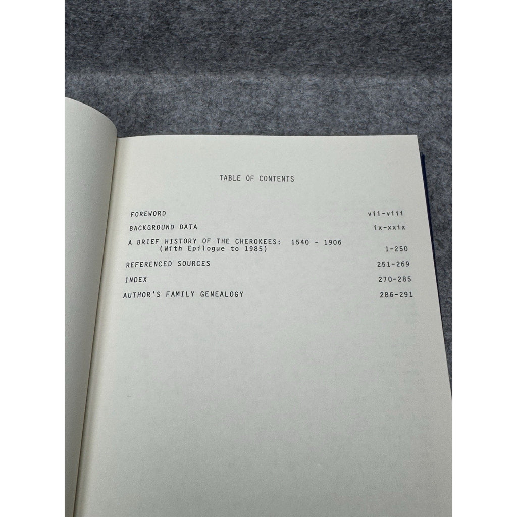 Signed Limited 1st Brief History of the Cherokees Mary Rogers 60/192