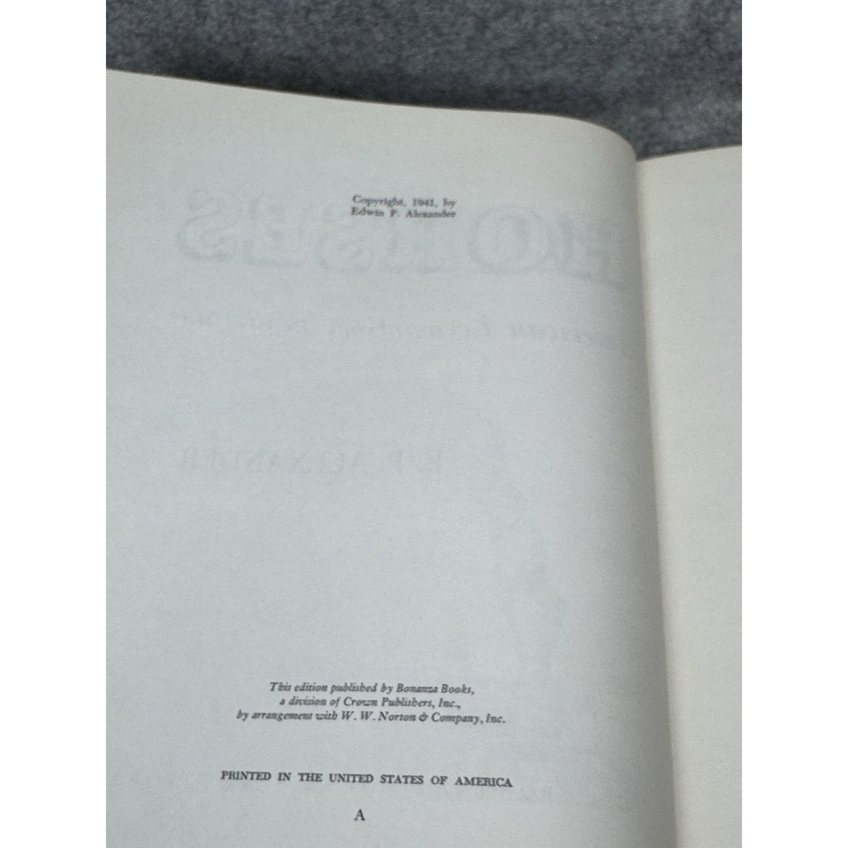 Iron Horses American Locomotives 1829-1900 E P Alexander Bonanza Hardcover DJ