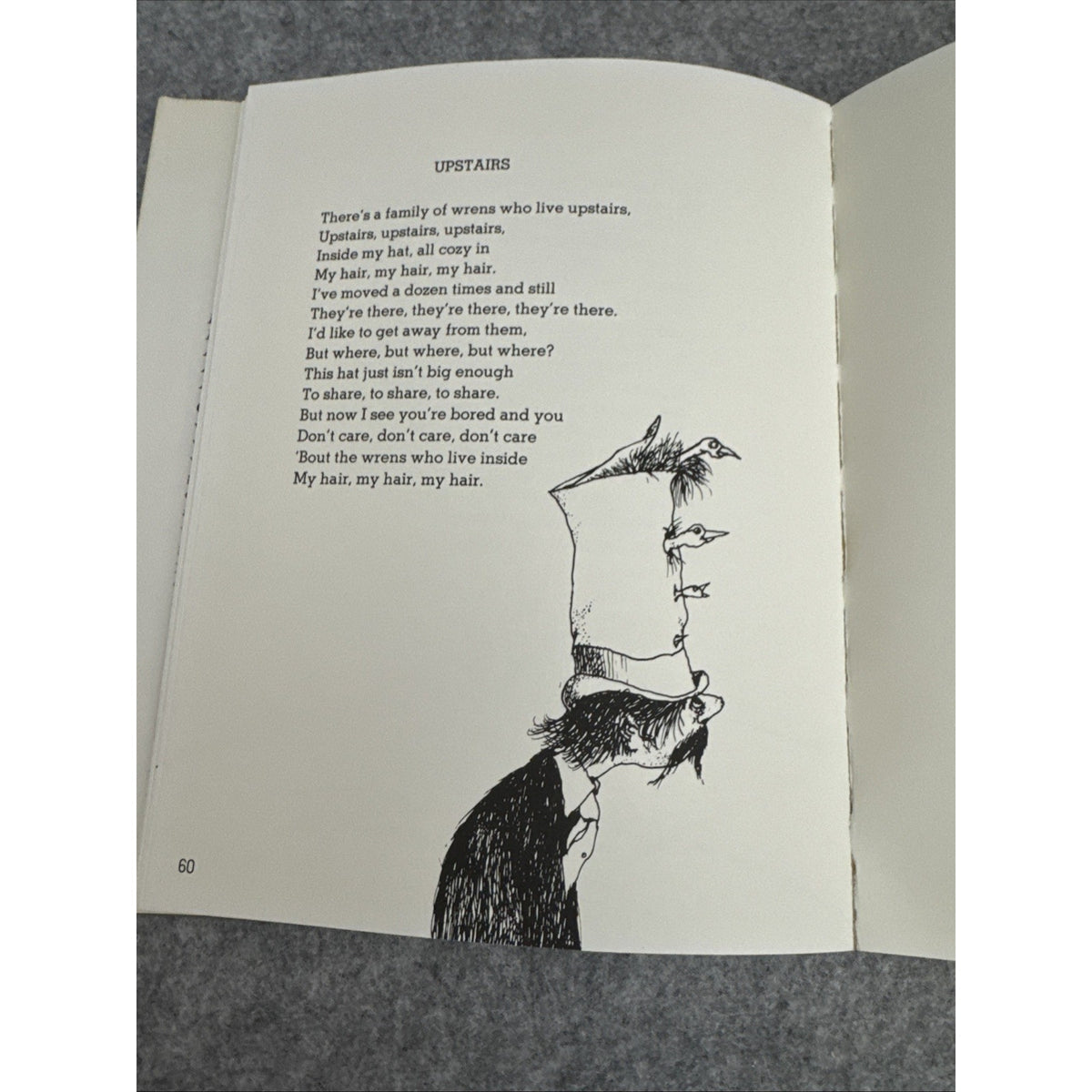 HarperCollins Where the Sidewalk Ends by Silverstein 1974 Illustrated HC
