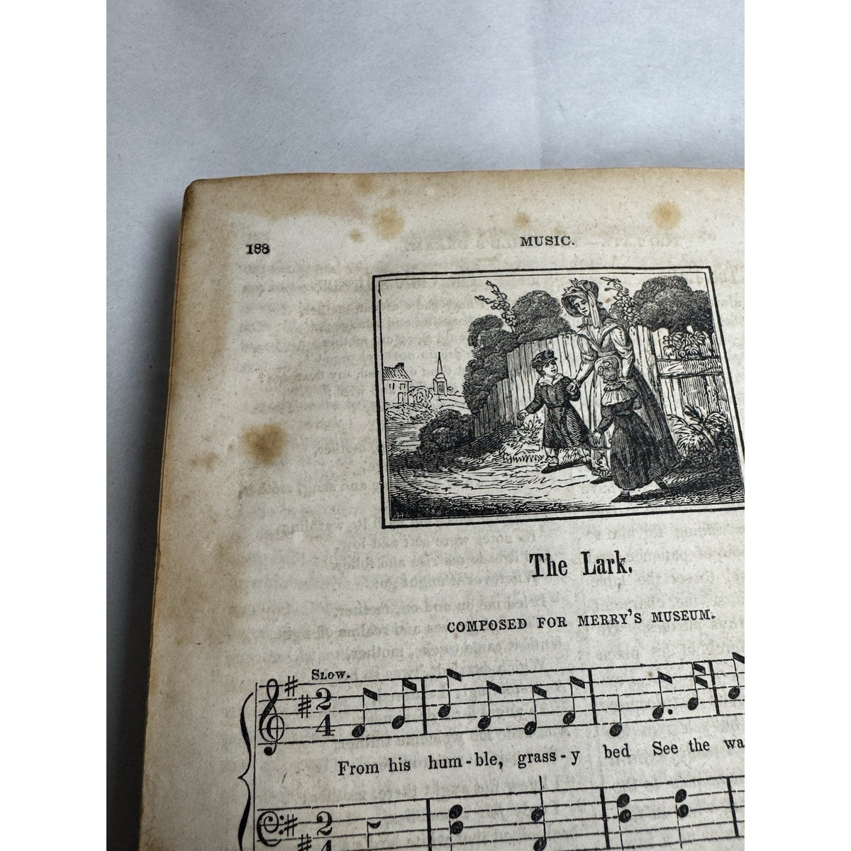 1847 Robert Merry’s Museum Vols 13 & 14 S G Goodrich Illustrated Leather