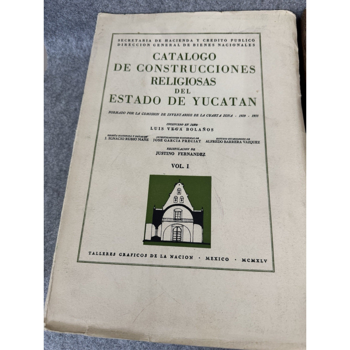 Catalogo Construcciones Religiosas Hidalgo Vol II & Yucatan Vol I Mexico