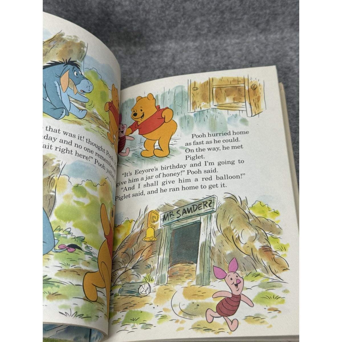 Winnie the Pooh and a Day for Eeyore 1983 Disney Hardcover Book Club Edition