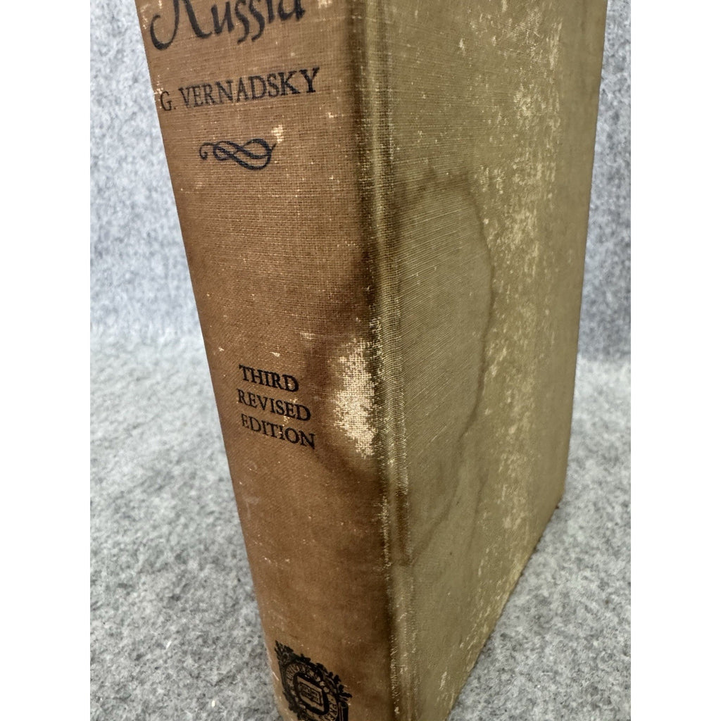 1951 A History of Russia George Vernadsky Third Revised Edition HC Yale