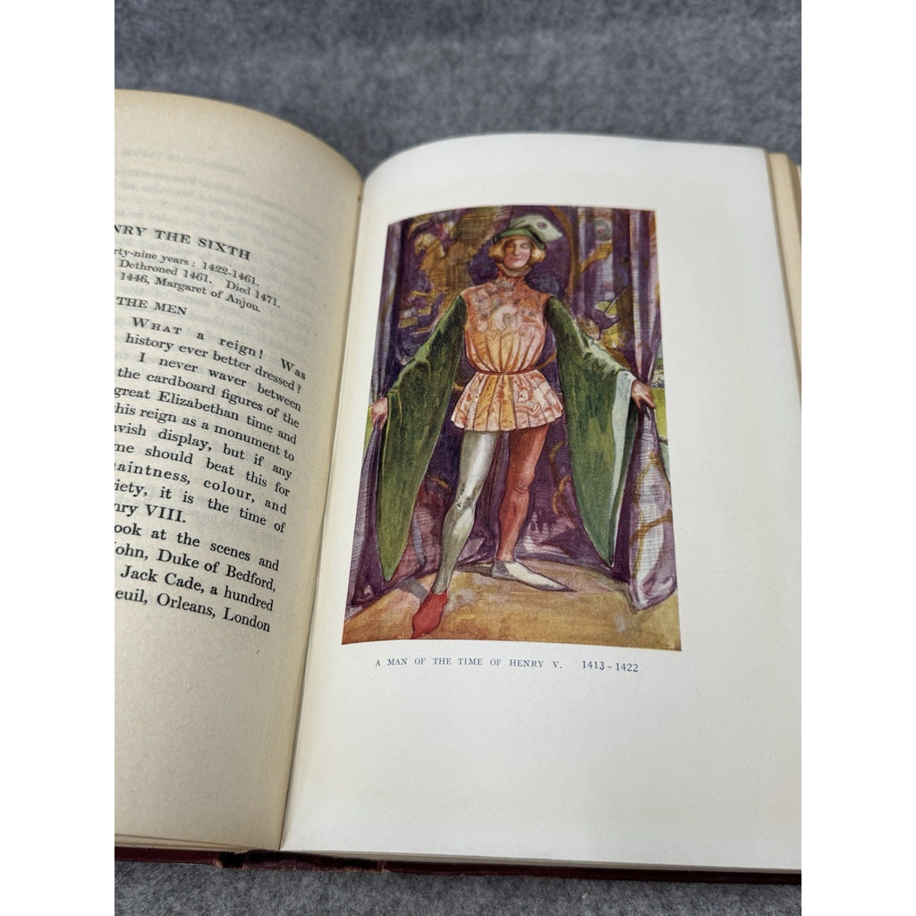 1923 English Costume Dion Clayton Calthrop Illustrated Fashion History Hardcover