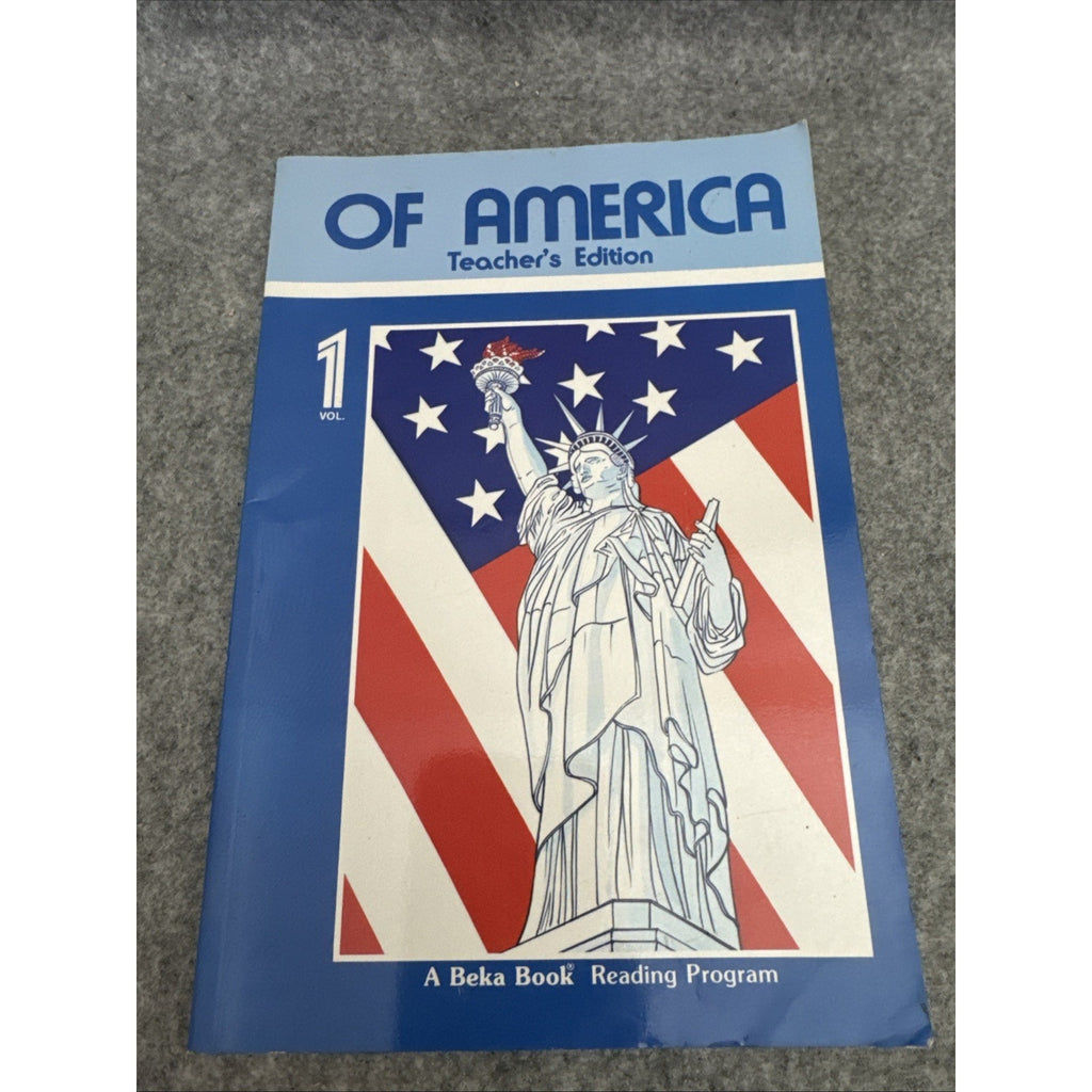 Abeka Of America Volume 1 Teacher’s Edition