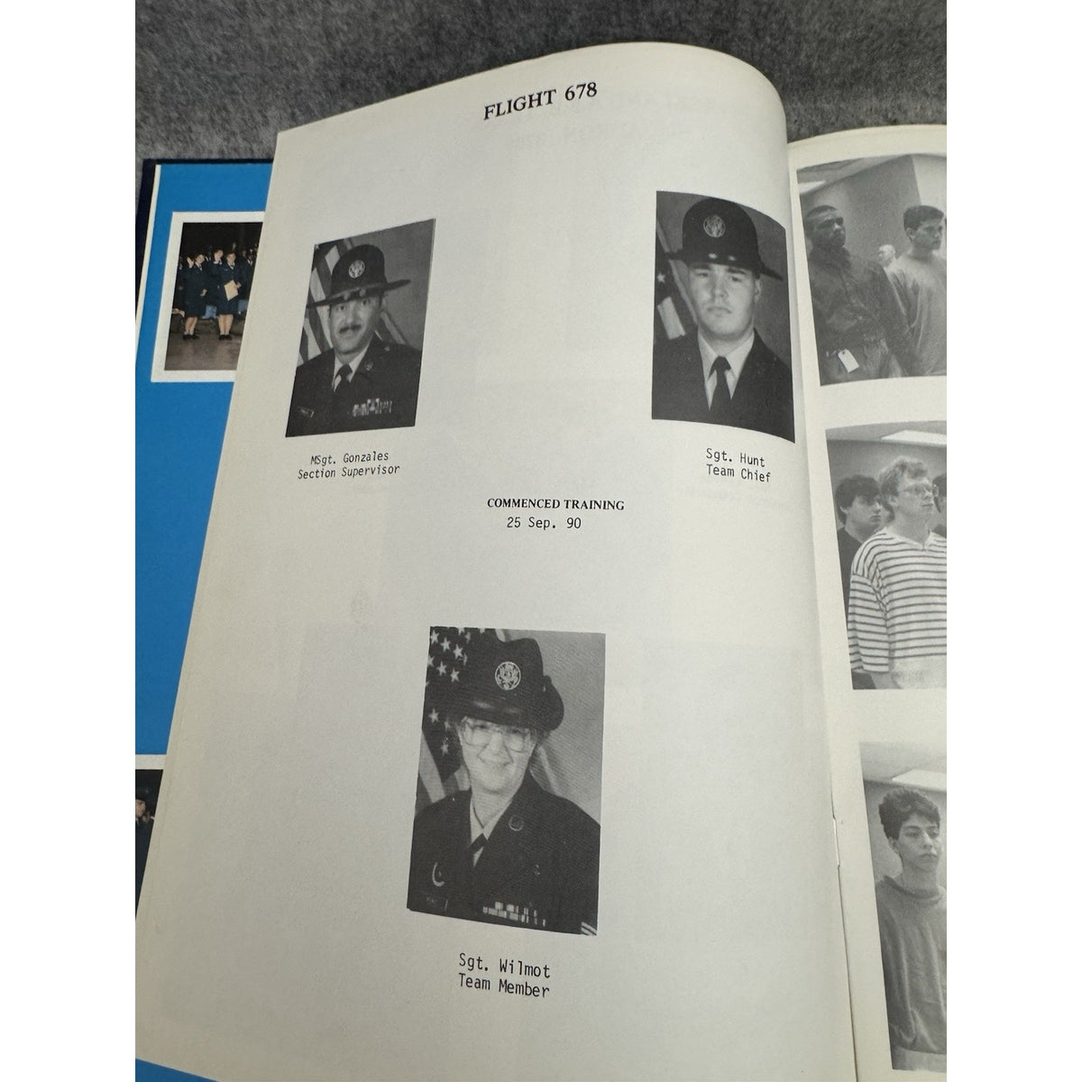 1990 USAF Basic Military Training School Lackland AFB Texas Flight 678 Yearbook