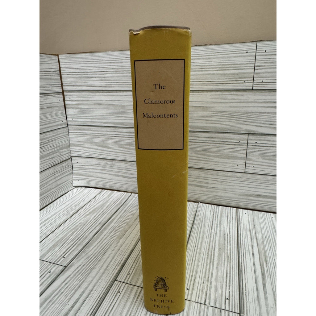 The Clamorous Malcontents 1973 HC/DJ Beehive Press Georgia Colonial History