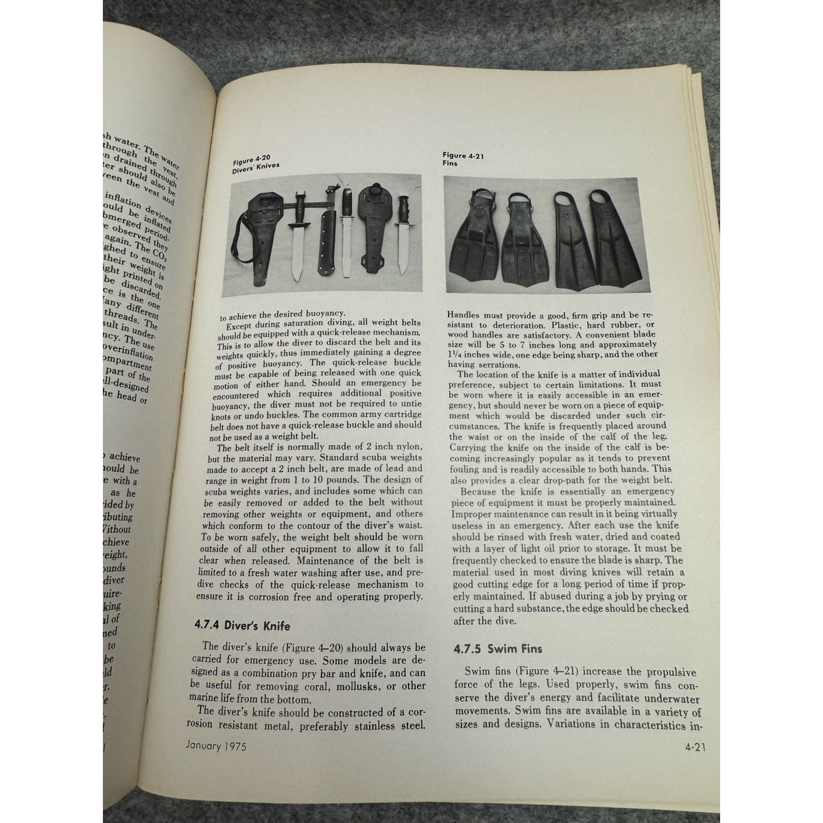 1975 NOAA Diving Manual Diving for Science & Technology Softcover