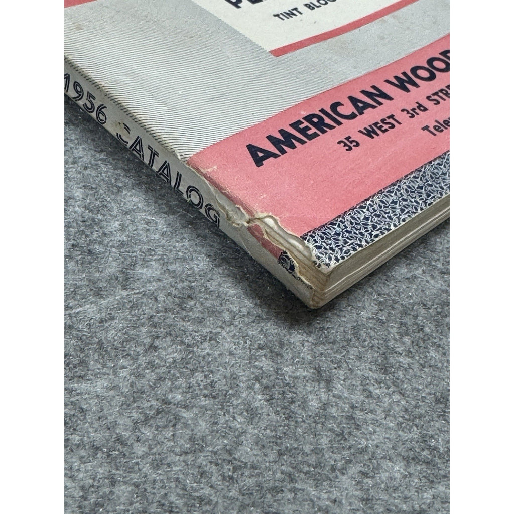 1955-1956 American Wood Type Mfg Co Catalog Printers Supplies Letterpress