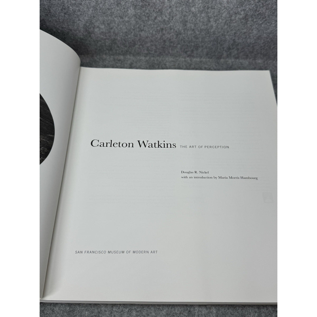 Carleton Watkins The Art of Perception 1999 Photography Yosemite Softcover