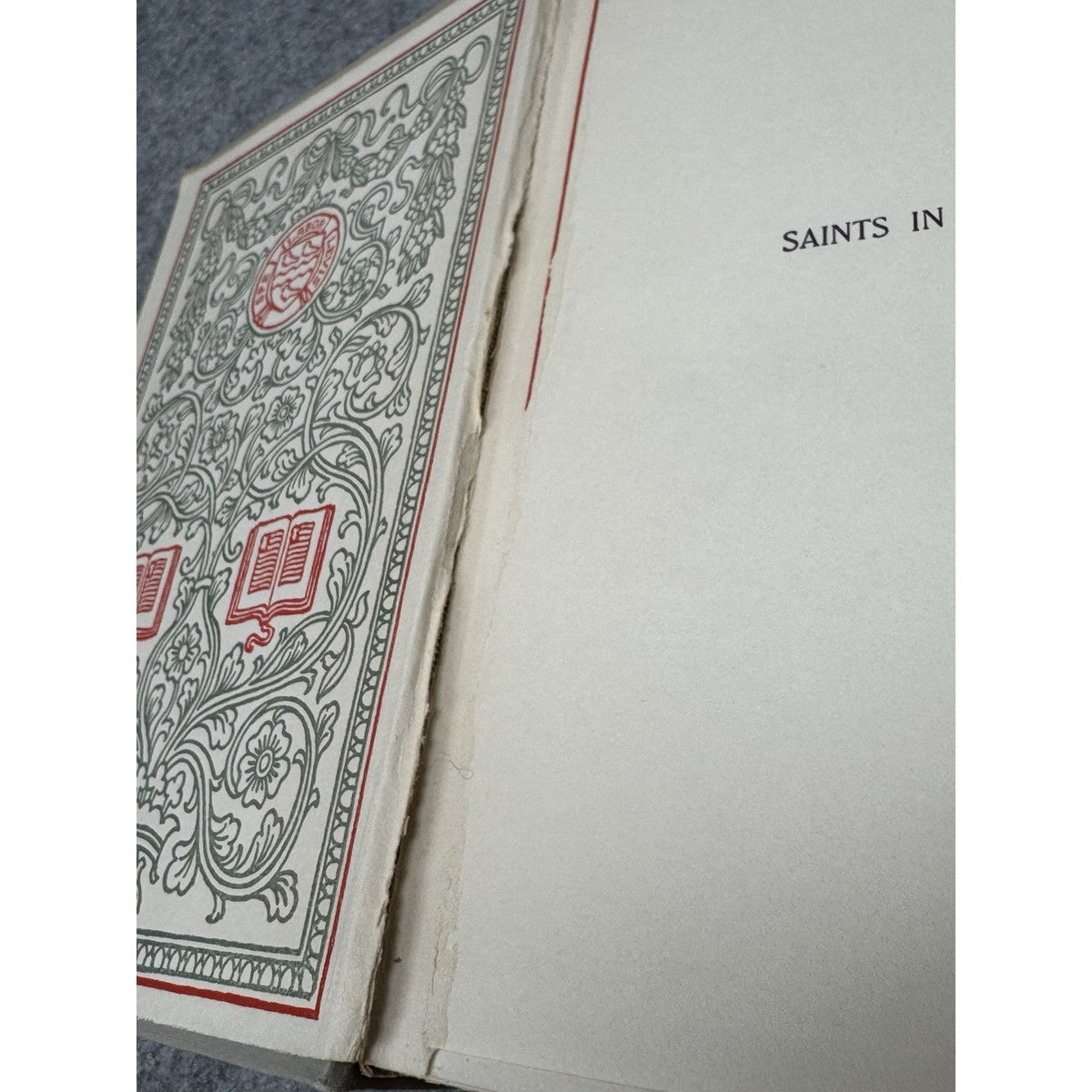 1906 Saints in Art Clara Erskine Clement Illustrated Decorative Binding Gilt Top