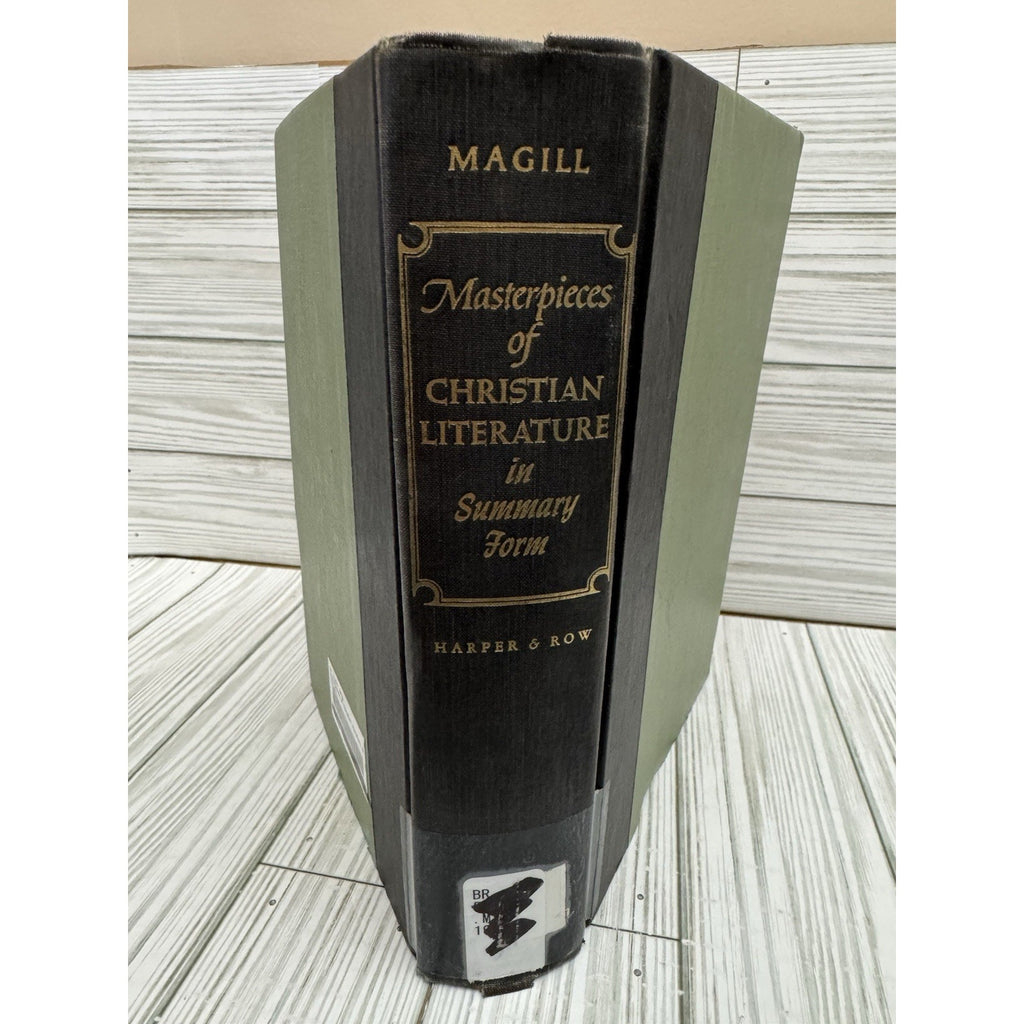 Masterpieces of Christian Literature Magill 1963 HC Harper & Row