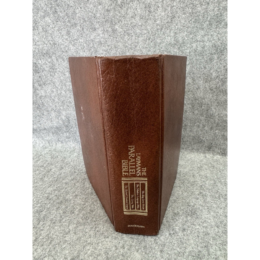 1976 Layman’s Parallel Bible KJV Living RSV Modern Language Hardcover Zondervan