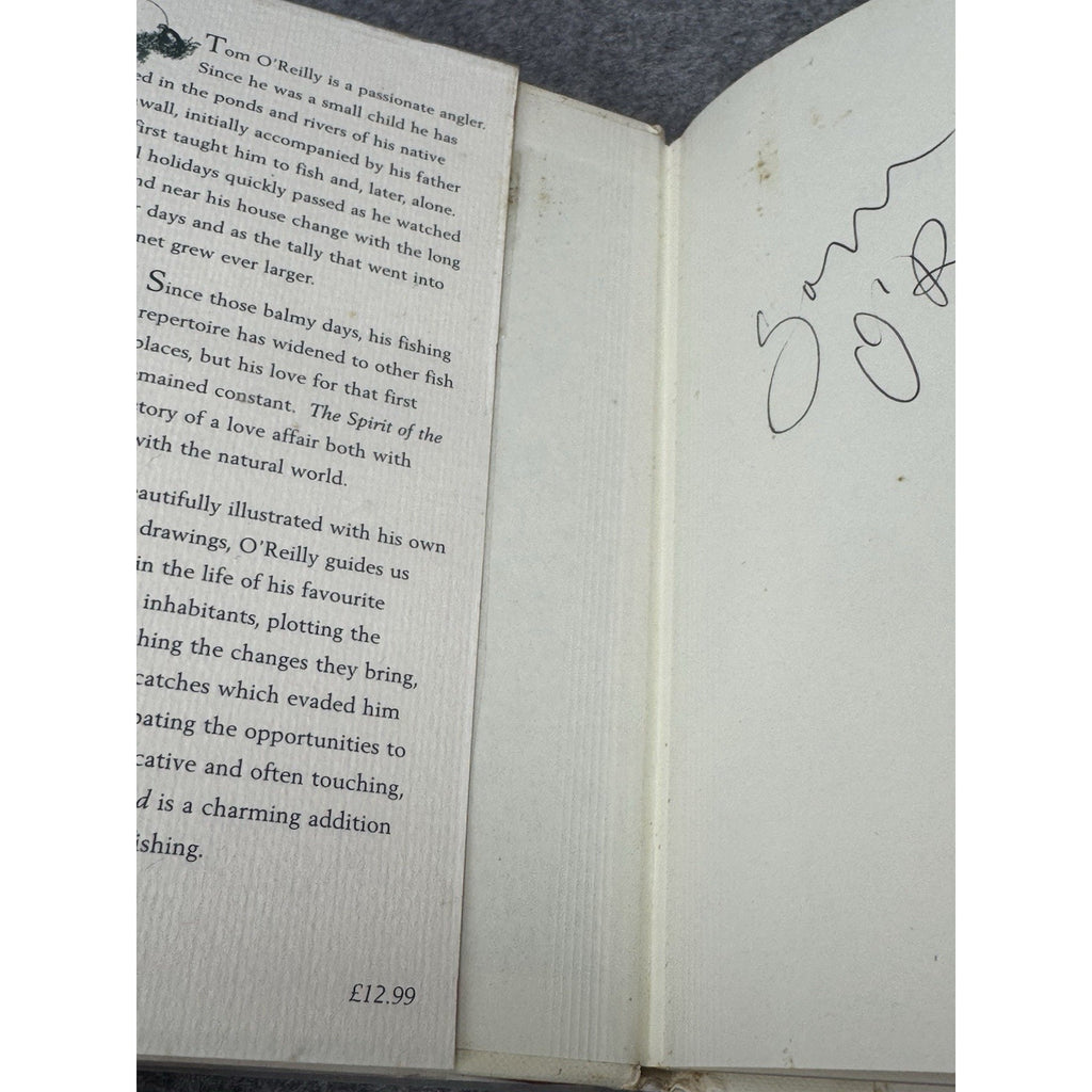 The Spirit of the Pond Tom O’Reilly Signed 1st Edition 1996 Fishing HC DJ