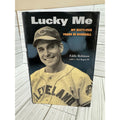 Lucky Me Eddie Robinson SIGNED 1st 2011 HC Baseball Autobiography