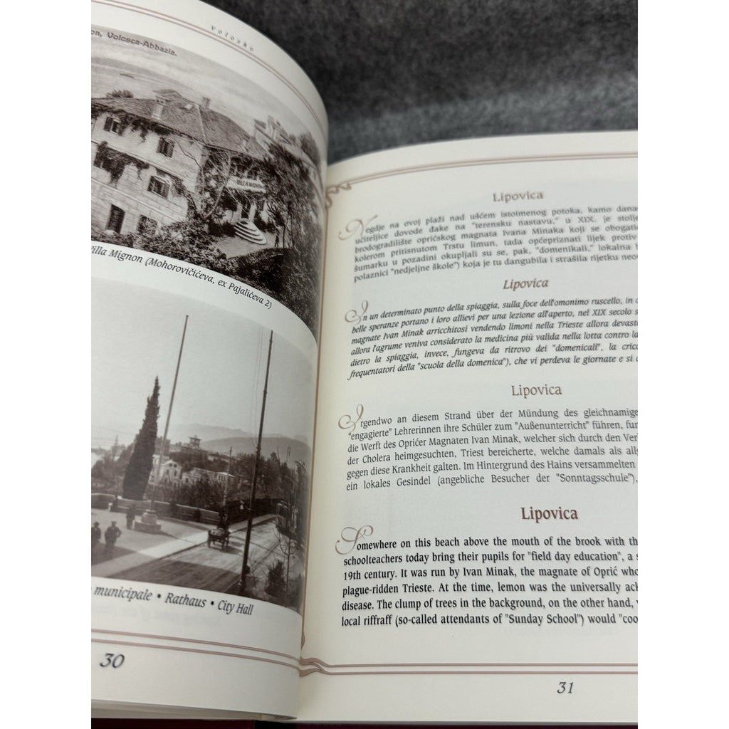 Opatija Abbazia A Stroll Through Space and Time Amir Muzur HC 2000 History