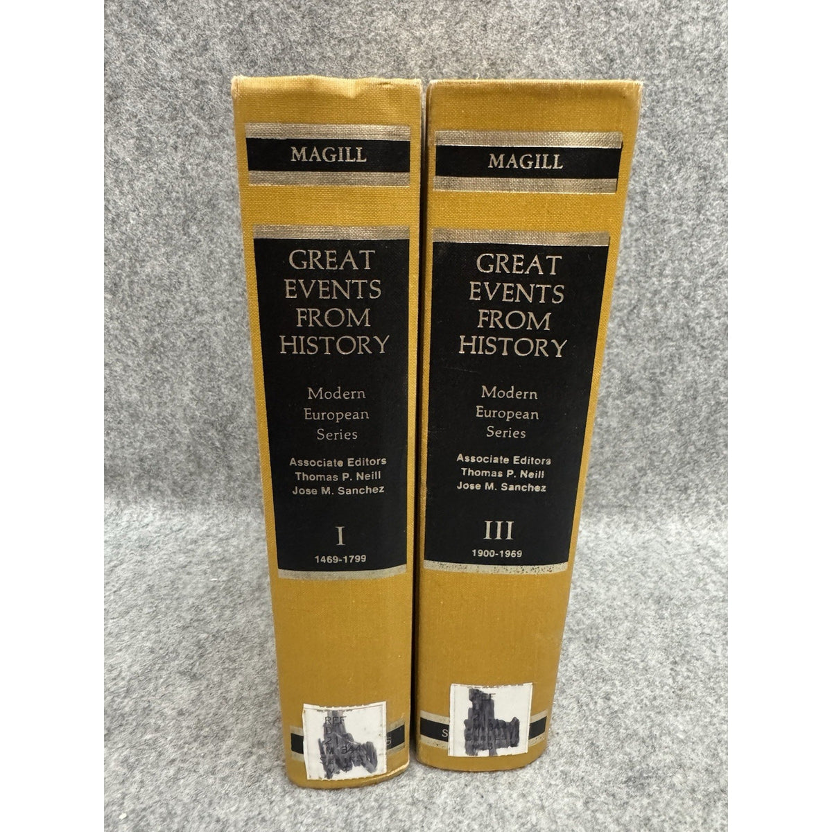 Great Events From History Modern European Series Vols 1 & 3 HC 1st Ed