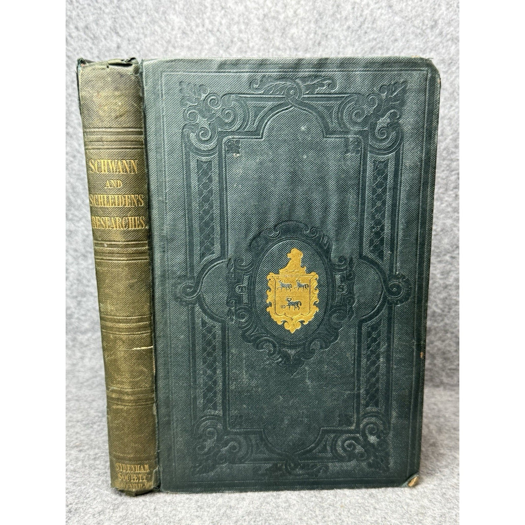 1847 Schwann Microscopical Researches 1st English Ed Cell Theory Six Plates