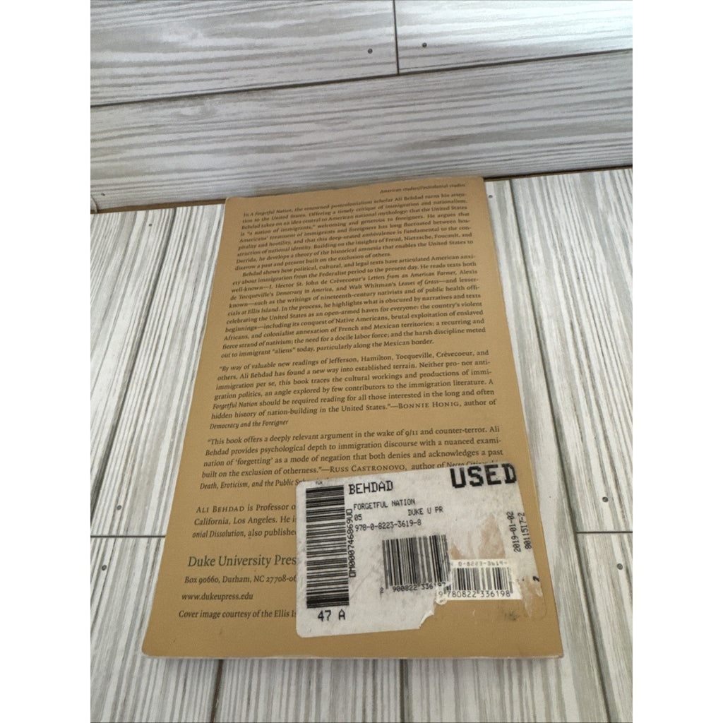 A Forgetful Nation: On Immigration and Cultural Identity in the United States