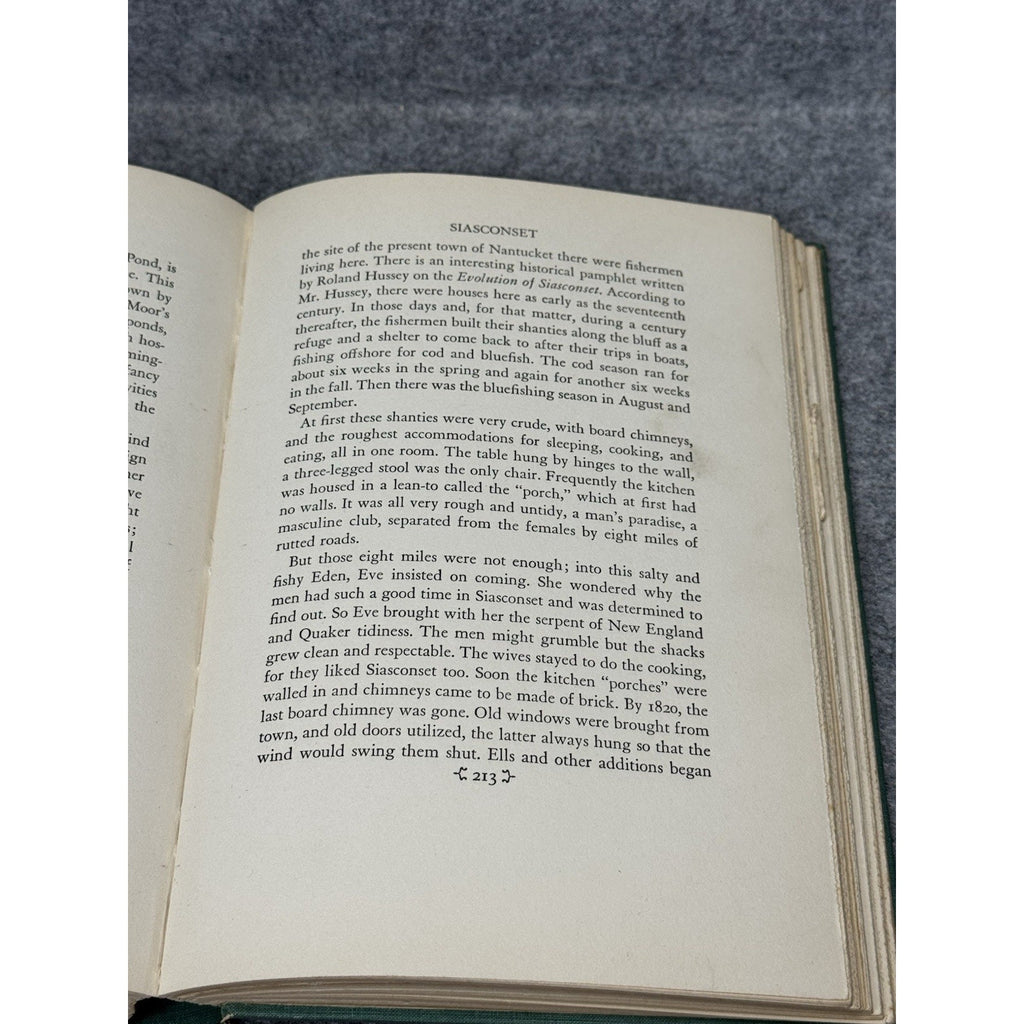 Nantucket Far-Away Island William Oliver Stevens Signed Illustrated 1937 HC
