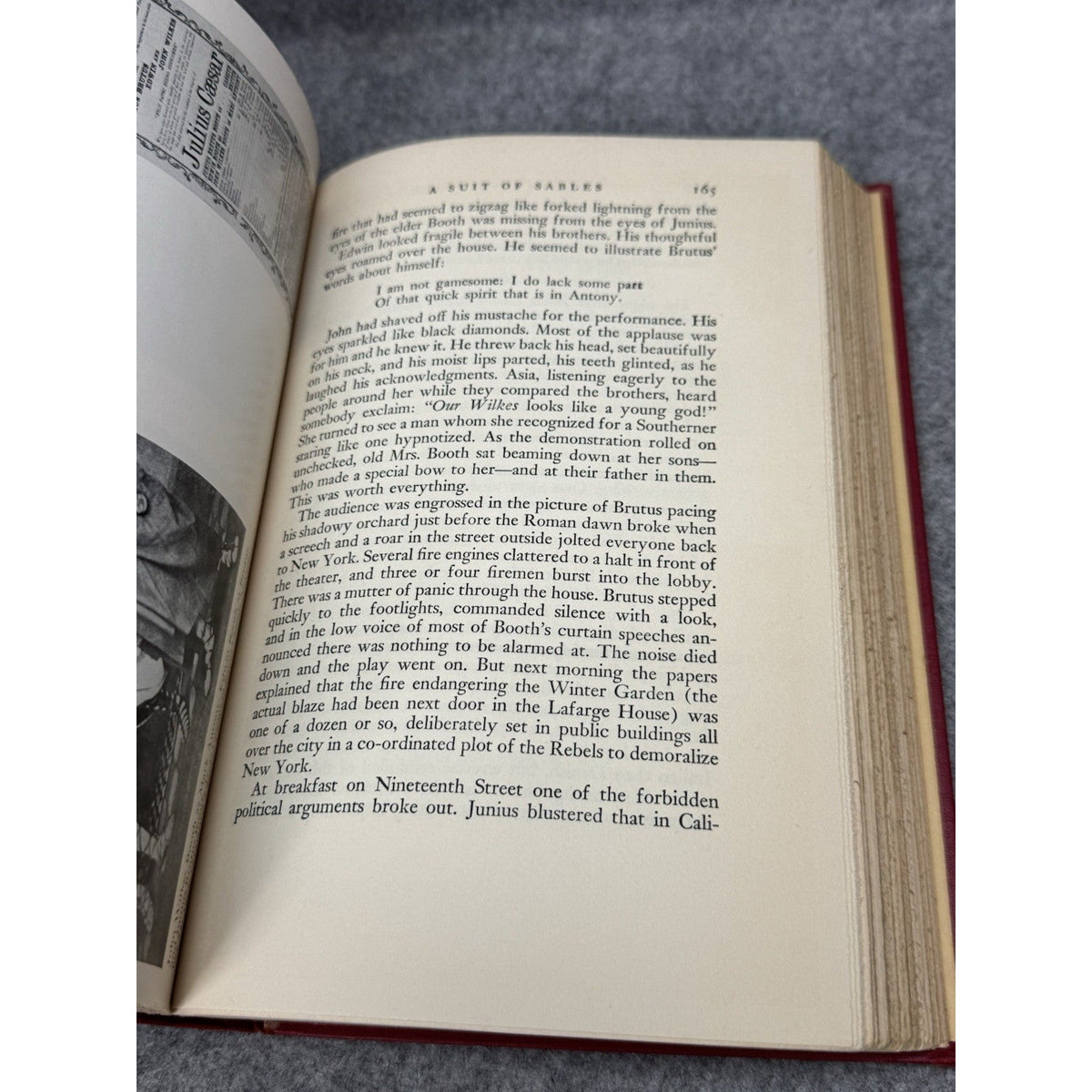1953 Prince of Players Edwin Booth Eleanor Ruggles Illustrated Biography