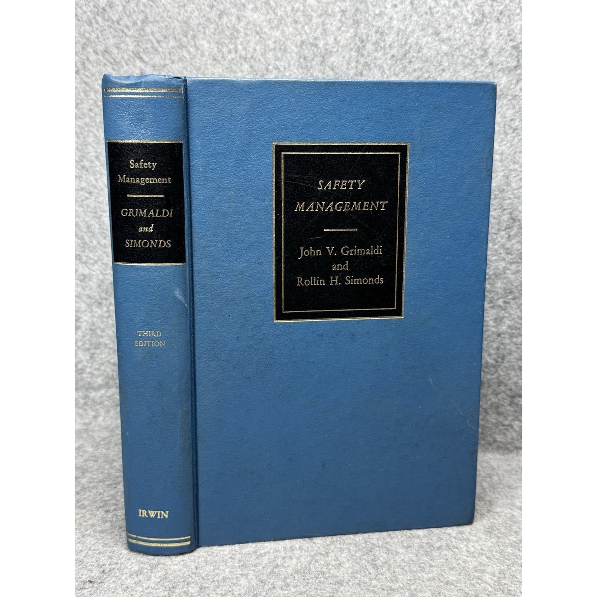Safety Management Grimaldi Simonds 1975 3rd Ed Industrial OSHA Hardcover