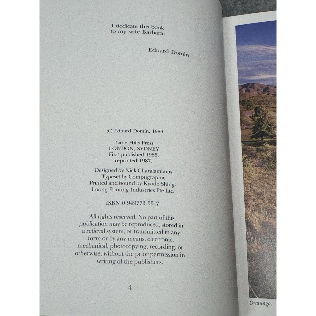 Flinders Ranges Australia Portrait Photography Eduard Domin Hardcover DJ
