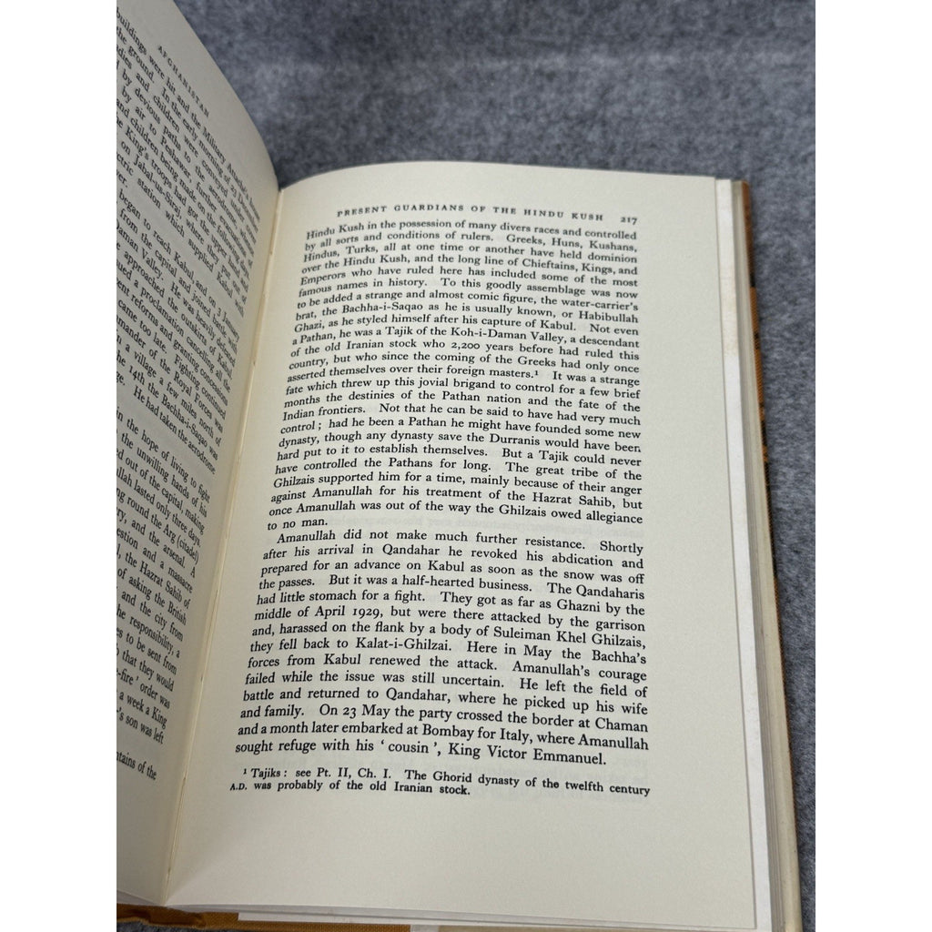 Scarce SIGNED Afghanistan Gillett British Ambassador Presentation Copy 1967