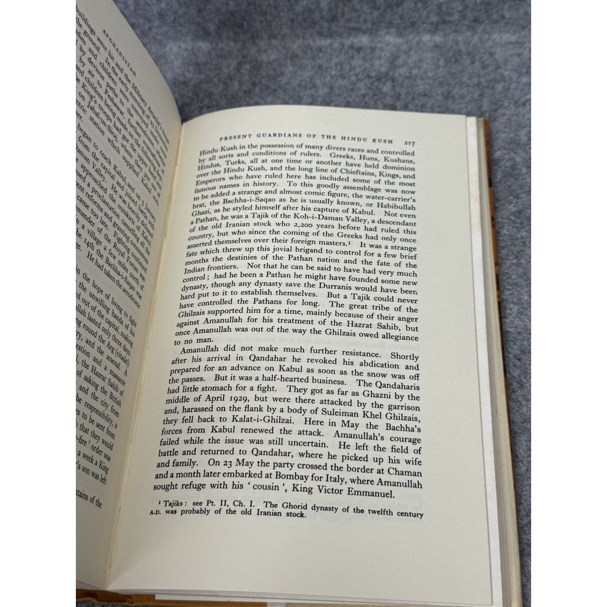 Scarce SIGNED Afghanistan Gillett British Ambassador Presentation Copy 1967