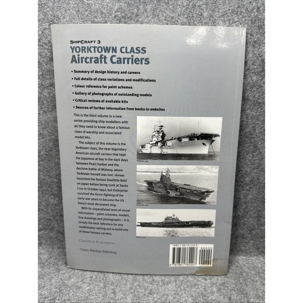 Yorktown Class Aircraft Carriers by Roger Chesneau (2004, Trade Paperback)