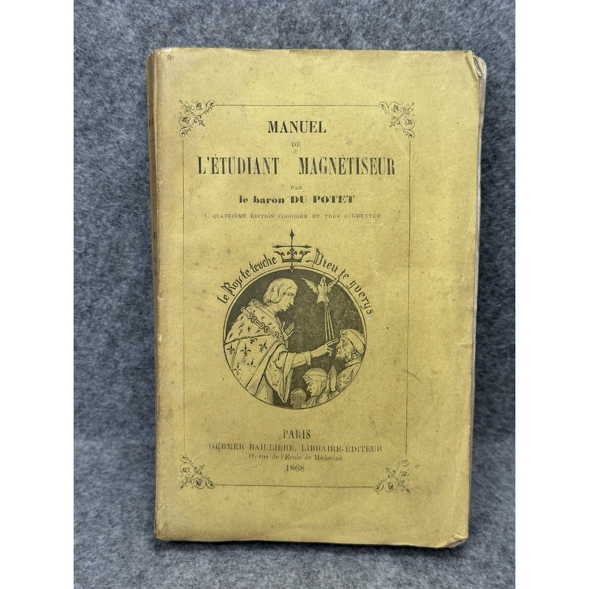 Rare 1868 Du Potet Manuel Magnetiseur Mesmerism Occult Illustrated French Book