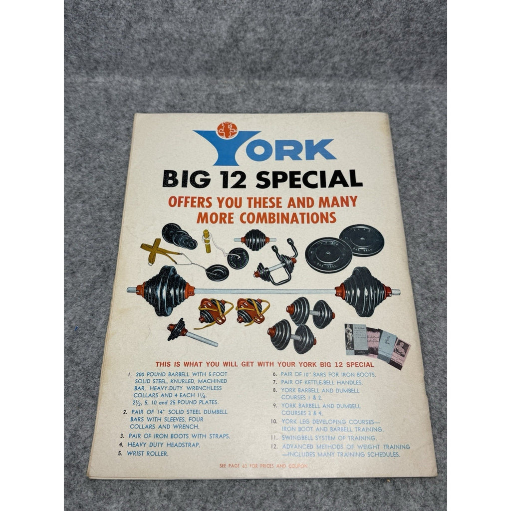 Strength & Health June 1966 Gable Boudreaux Bodybuilding Magazine York Barbell