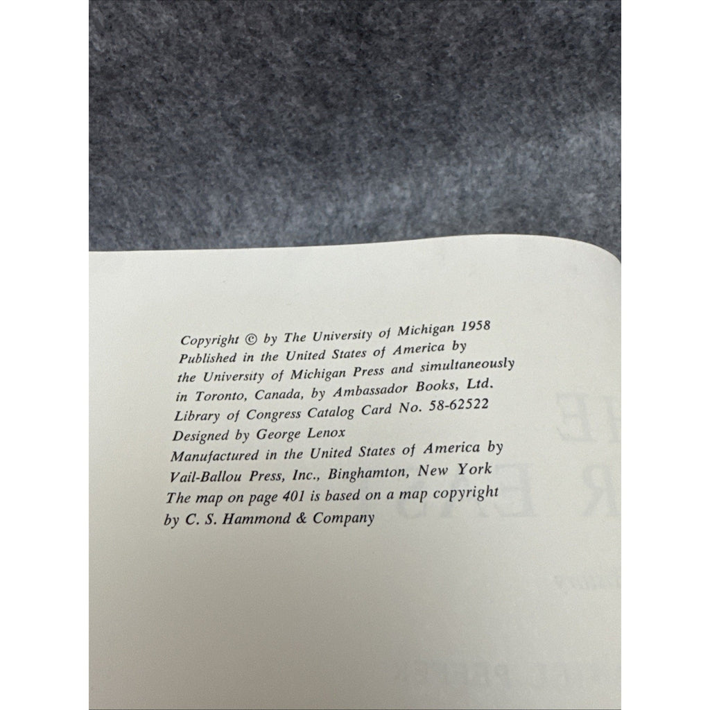The Far East by Nathaniel Peffer HC 1958
