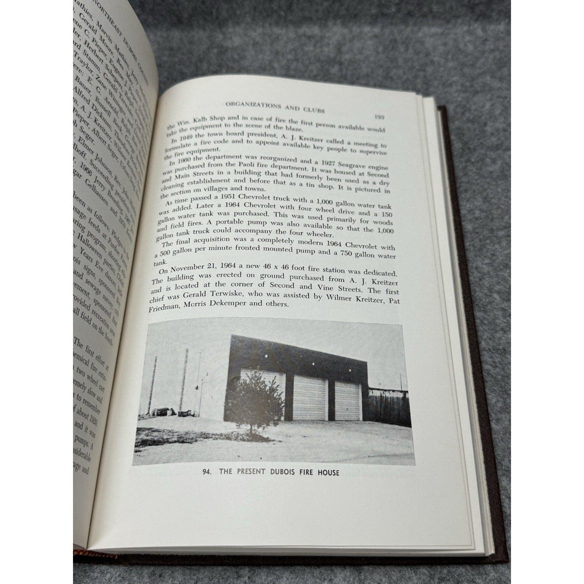 Rare 1970 History of Northeast Dubois County Indiana SIGNED Kreitzer Genealogy