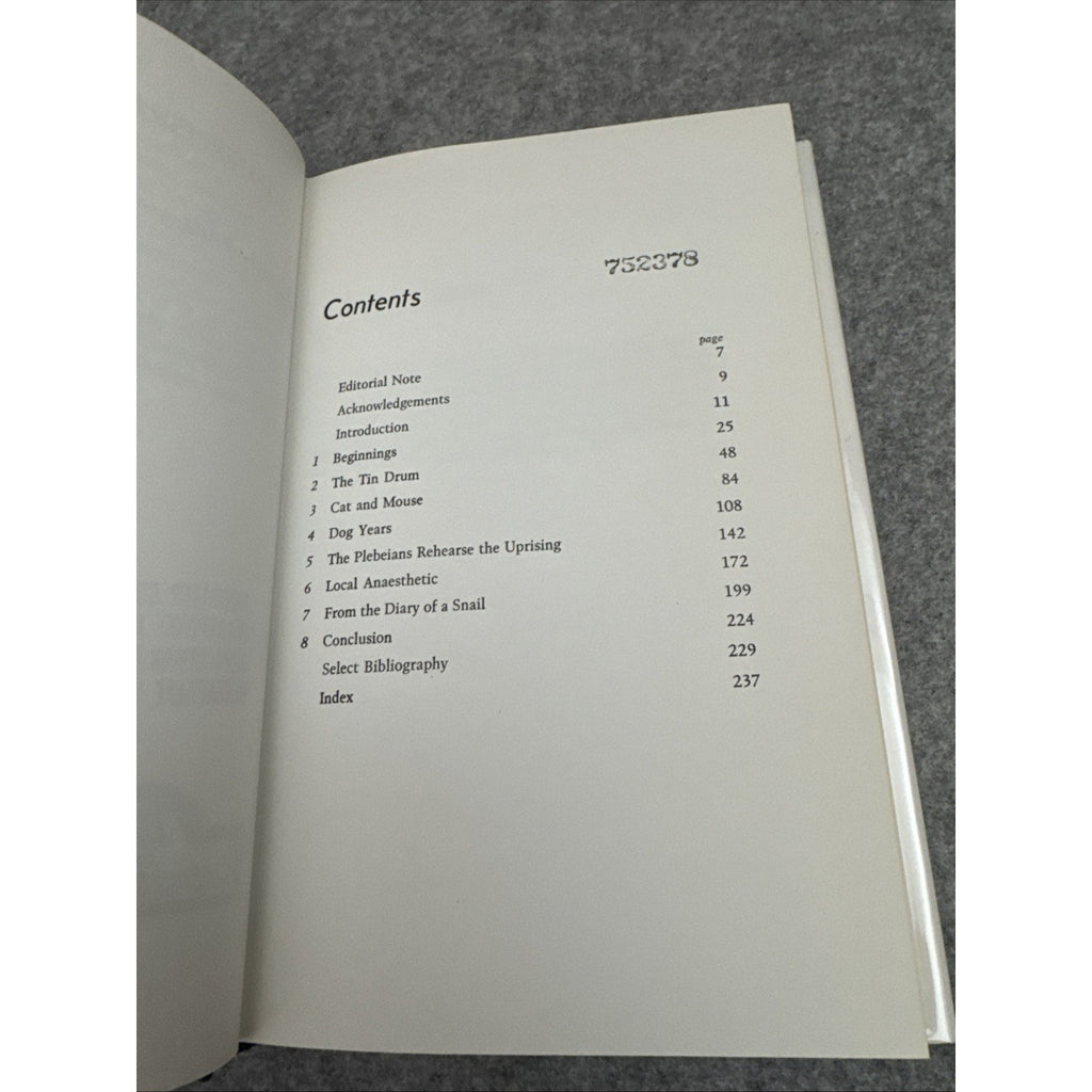 Günter Grass (Barnes & Noble critical studies) Keith Miles