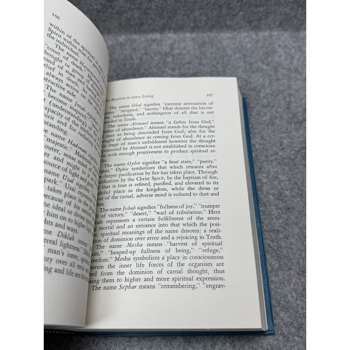 1980 Mysteries of Genesis Charles Fillmore Metaphysical Bible Study Hardcover