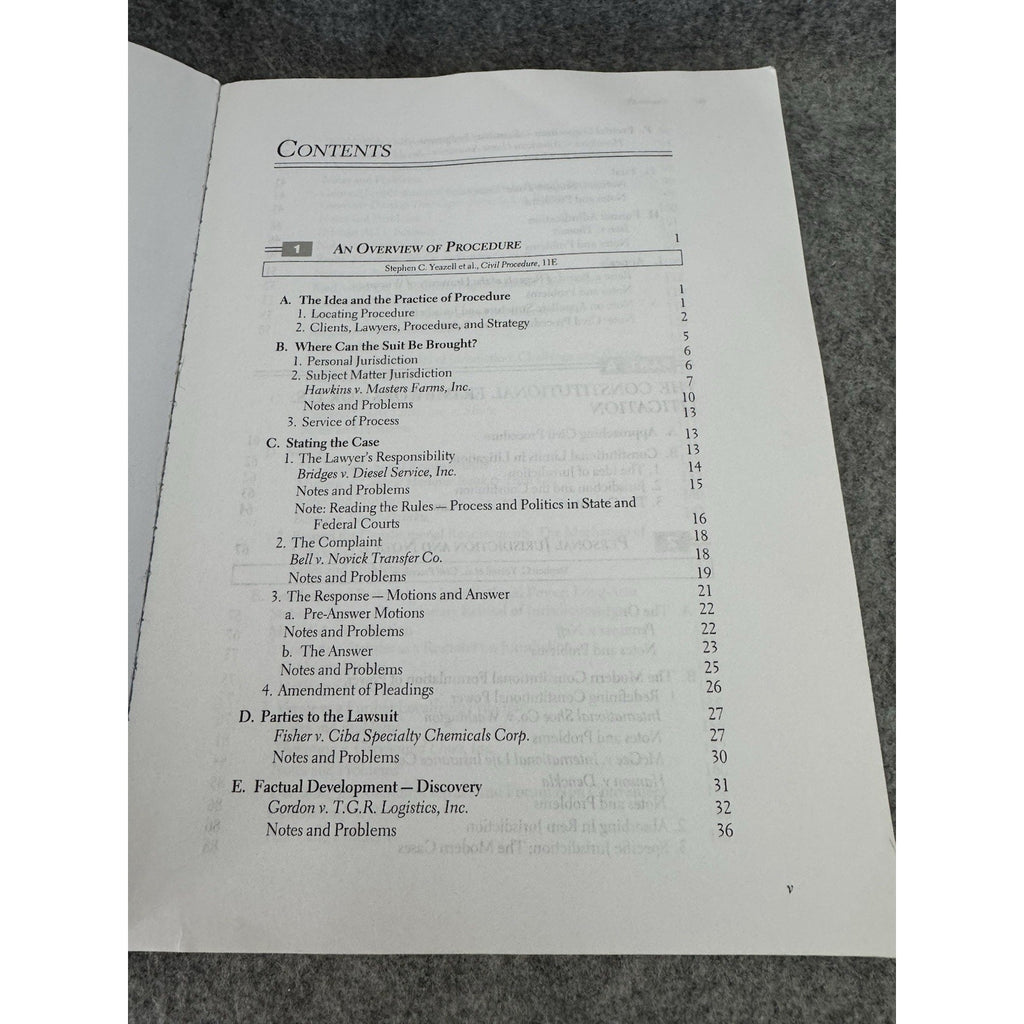 Civil Procedure Custom Edition William & Mary Law School 2023 Aspen PB